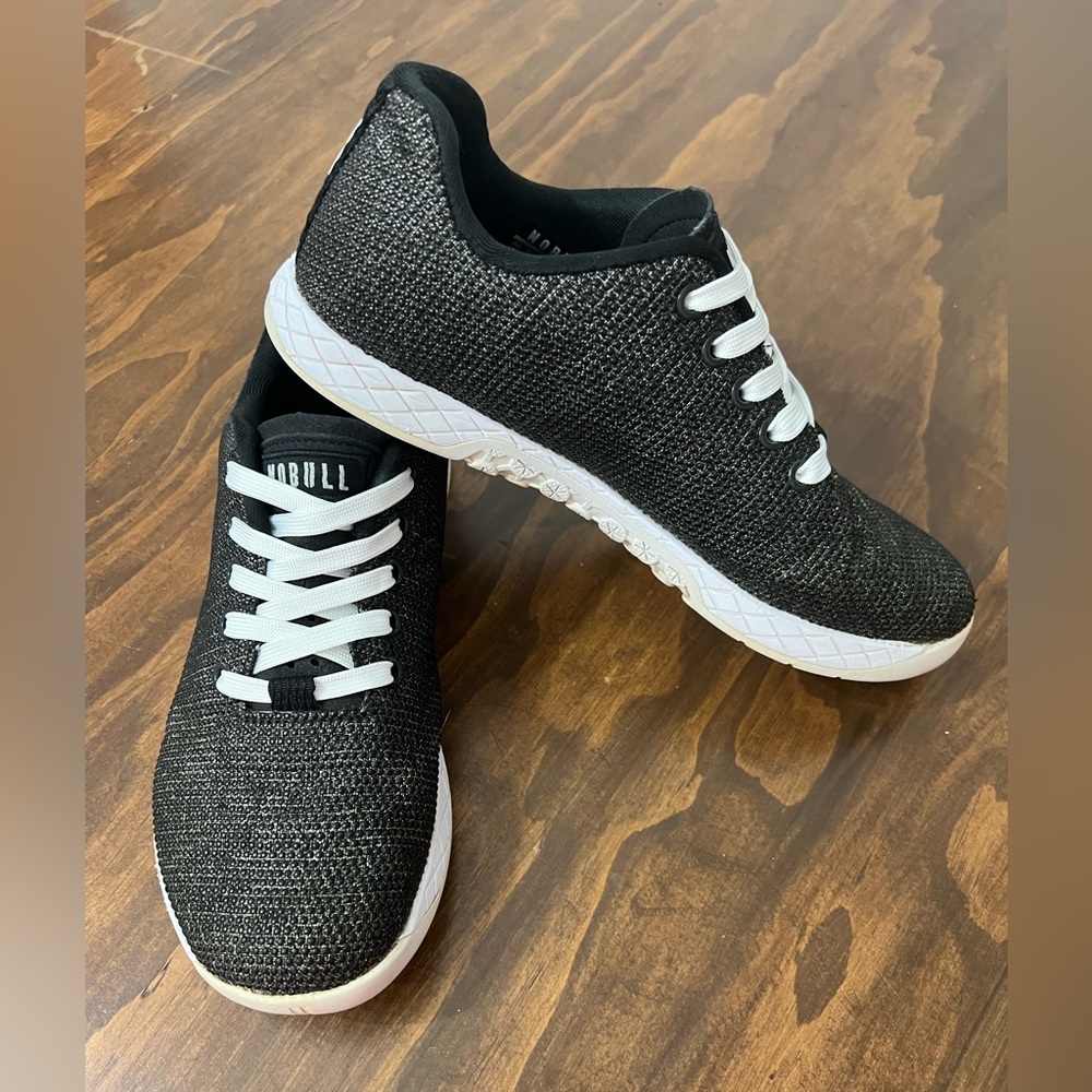 NoBull Heather Knit Trainer Sneakers size 8.5 women 7 men